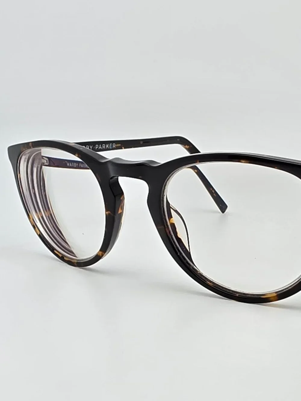 Warby Parker Haskell 200 Whiskey Tortoise Eyeglasses Frame w/ Case 49-22-145